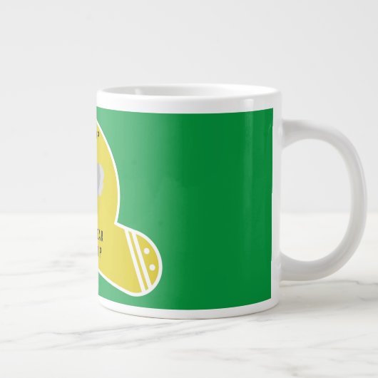 Australisches Citizenship Party Herzlichen Glückwu Jumbo-Tasse (Rechts)