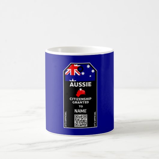 Australisches Citizenship Party Herzlichen Glückwu Kaffeetasse (Mittel)