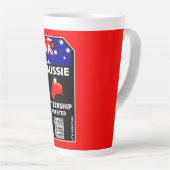 Australisches Citizenship Party Herzlichen Glückwu Milchtasse (Rechte Ecke)