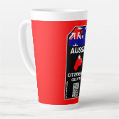 Australisches Citizenship Party Herzlichen Glückwu Milchtasse (Linke Ecke)