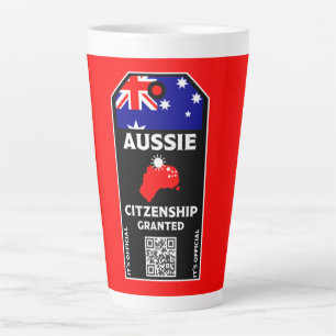 Australisches Citizenship Party Herzlichen Glückwu Milchtasse