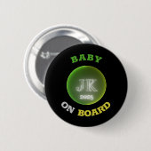 Australisches Colors Baby an Bord Button (Vorne & Hinten)