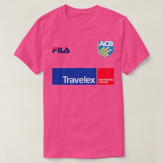 Australisches Cricket Retro Training T-Shirt (Design vorne)