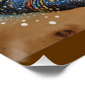 Australisches Crocodile Art Design Poster (Ecke)