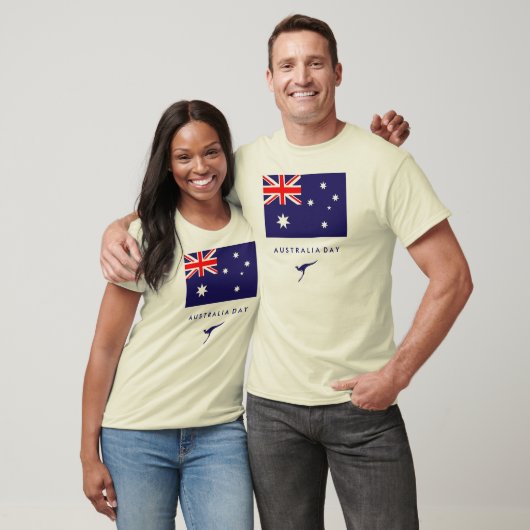 Australisches Day Flag Tshirt (Unisex)