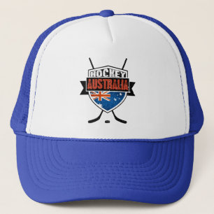 Australisches Eis-Hockey-Flaggen-Logo Truckerkappe
