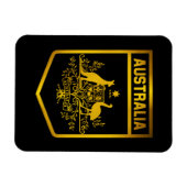 Australisches Emblem Magnet (Horizontal)