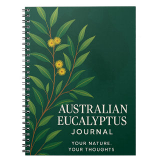 Australisches Eukalyptus-Journal: Naturinspiriert  Notizblock