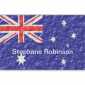 Australisches Flaggen-Design Aufkleber (Vorderseite)