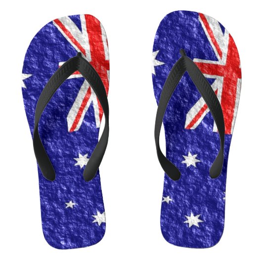 Australisches Flaggendesign Badesandalen (Fußbett)
