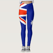 Australisches Flaggendesign Leggings (Vorderseite)