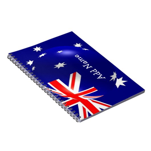 Australisches Flaggendesign Notizblock (Rechte Seite)