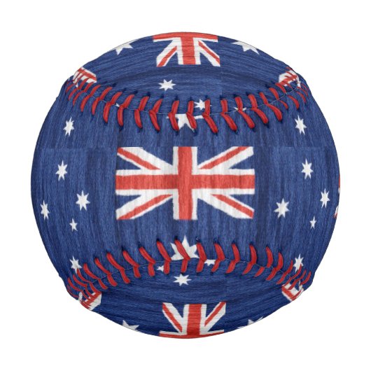 australisches Flaggendesign Thunder_Cove blau Baseball (Vorderseite)