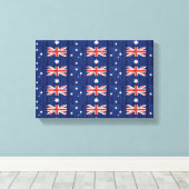 australisches Flaggendesign Thunder_Cove blau Leinwanddruck (Insitu (Holzboden))