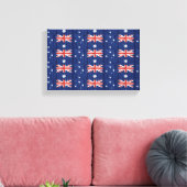 australisches Flaggendesign Thunder_Cove blau Leinwanddruck (Insitu (Wohnzimmer))