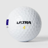 Australisches Flaggengolfball-Set | Stolz Australi Golfball (Logo)