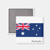 Australisches Flaggenmagnet Magnet (Vorderseite/Rückseite)