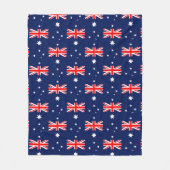 Australisches Flaggenmuster Fleecedecke (Vorderseite)