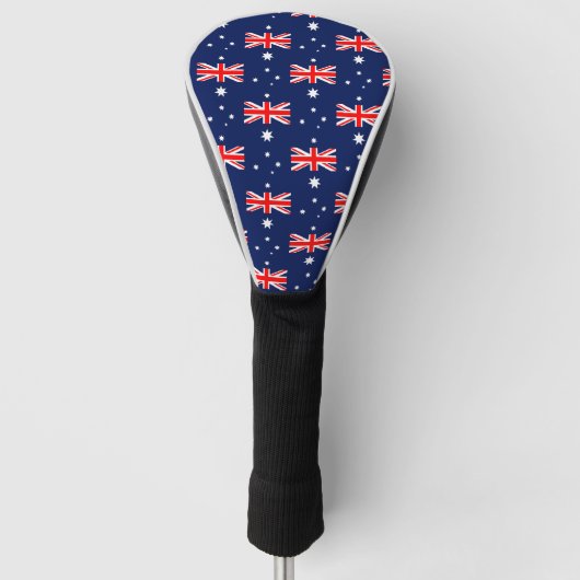 Australisches Flaggenmuster Golf Headcover (Vorderseite)