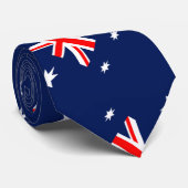 Australisches Flaggenmuster Krawatte (Gerollt)