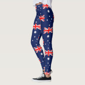 Australisches Flaggenmuster Leggings (Links)