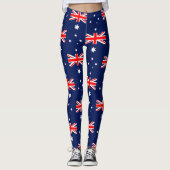 Australisches Flaggenmuster Leggings (Vorderseite)