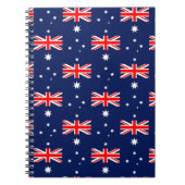 Australisches Flaggenmuster Notizblock (Vorderseite)