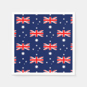 Australisches Flaggenmuster Serviette (Vorderseite)