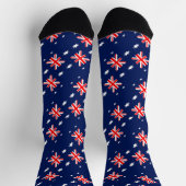 Australisches Flaggenmuster Socken (Oben)