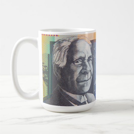Australisches Geld Kaffeetasse (Links)