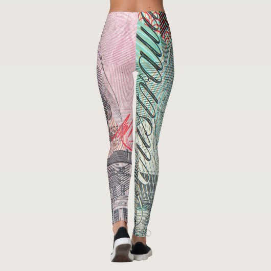 Australisches Geld Leggings (Rückseite)