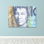 Australisches Geld Leinwanddruck (Insitu (Holzboden))
