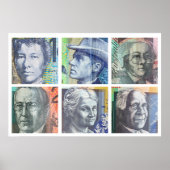 Australisches Geld Poster (Vorne)