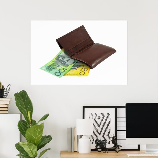 australisches Geld Poster (Heimbüro)