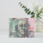 Australisches Geld Postkarte (Stehend Vorderseite)