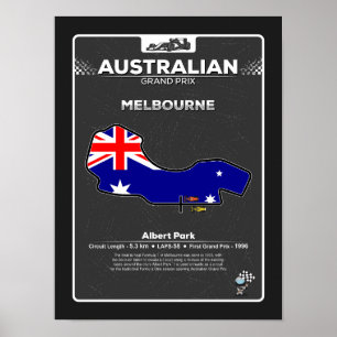 Australisches GP Poster