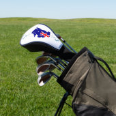 Australisches Halbpensionsflaggenbild Golf Headcover (In SItu)