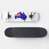 Australisches Halbvektor-Vektor-Flaggenbild Skateboard (Horizontal)