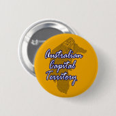 Australisches Hauptstadt Button (Vorne & Hinten)