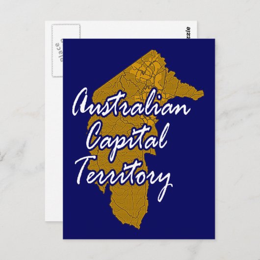 Australisches Hauptstadt Postkarte (Vorne/Hinten)