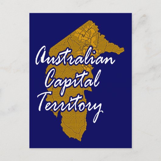 Australisches Hauptstadt Postkarte (Vorderseite)