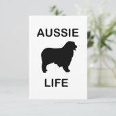 australisches Hirtenleben Dankeskarte (Stehend Vorderseite)