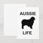 australisches Hirtenleben Dankeskarte (Vorne/Hinten)
