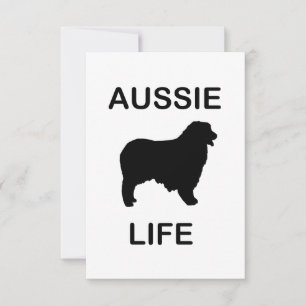 australisches Hirtenleben Dankeskarte