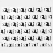 australisches Hirtenleben Fleecedecke (Vorderseite (Horizontal))