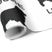 australisches Hirtenleben Geschenkpapier (Rolleneckpunkt)