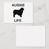australisches Hirtenleben Mitteilungskarte (Vorne/Hinten)