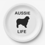australisches Hirtenleben Pappteller (Vorderseite)