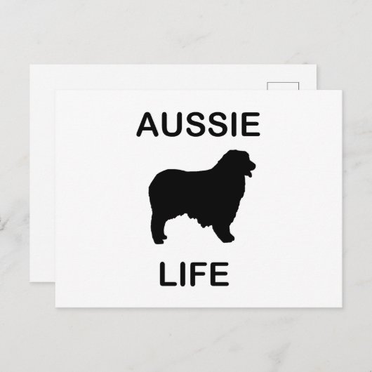 australisches Hirtenleben Postkarte (Vorne/Hinten)