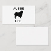 australisches Hirtenleben Visitenkarte (Vorne/Hinten)